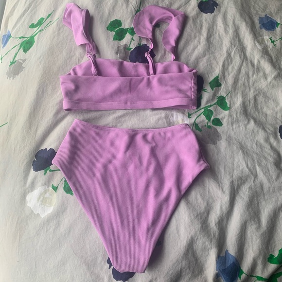 SOLD Zaful purple high waisted bikini - Picture 2 of 5